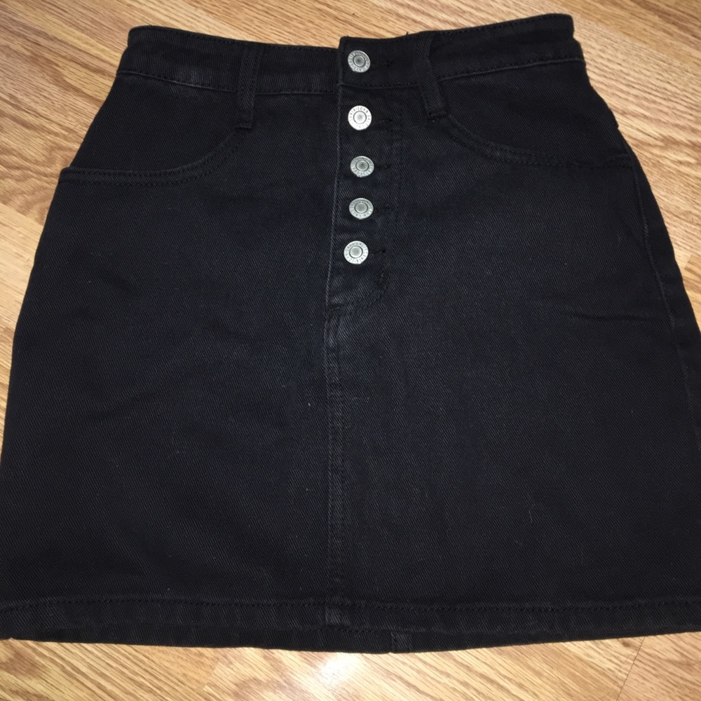 john galt/ brandy melville black denim skirt
